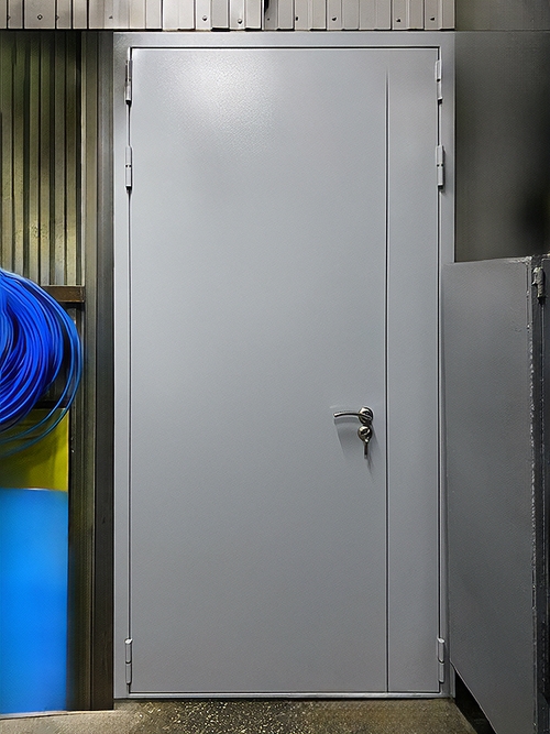 Полуторная техническая дверь