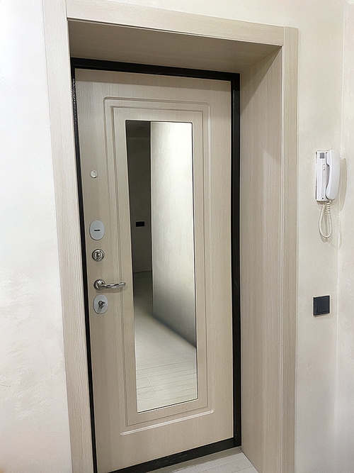 Дверь с зеркалом внутри