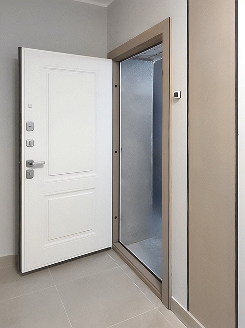 Квартирная дверь с МДФ RAL