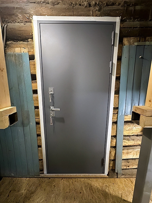 Порошковая дверь в доме