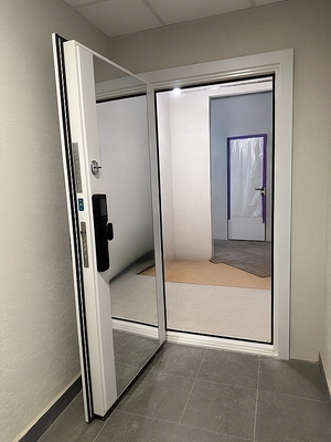 Дверь со smart-замком и зеркалом