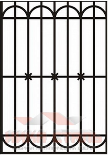 Сварная решетка на окно СР 11 Сварная решетка на окно СР 11