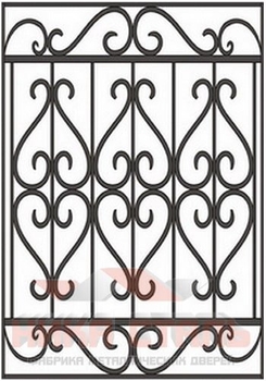 Сварная решетка на окно СР 28